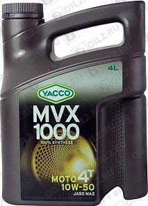 YACCO MVX 1000 4T 10W-50 4 . 