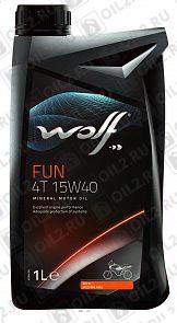 ������ WOLF Fun 4T 15w-40 1 .