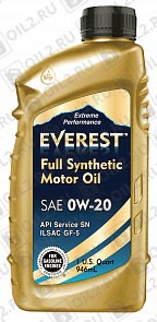 EVEREST Full Synthetic 0W-20 1 . 