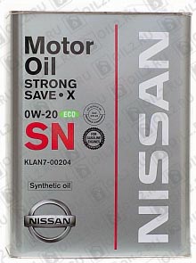 NISSAN Strong Save X SN 0W-20 4 . 