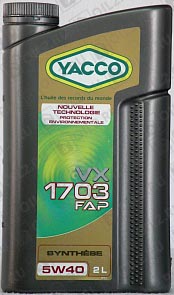 YACCO VX 1703 FAP 5W-40 2 . 