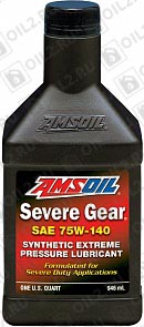 ������   AMSOIL Severe Gear Synthetic Extreme Pressure (EP) Lubricant 75W-140 0,946 .