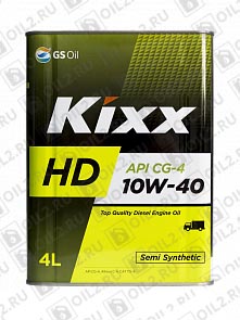 KIXX HD 10W-40 API CG-4 4 . 