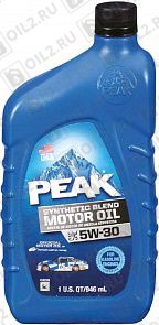 PEAK Synthetic Blend Motor Oil 5W-30 0,946 . 