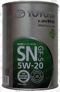 ������ TOYOTA Motor Oil SAE 5W-20 SN/GF-5 20 .