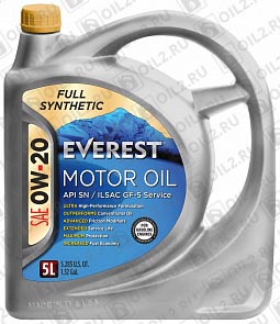 EVEREST Full Synthetic 0W-20 5 . 