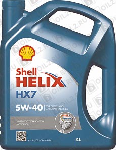 SHELL Helix HX7 5W-40 4 . 