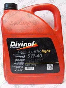 DIVINOL Syntholight 5W-40 (LongLife) 4 . 