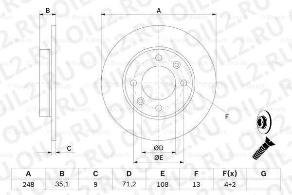 тормозной диск, задний (Bosch 0986478608). Фотогаллерея. тормозной диск, задний (Bosch 0986478608). Фотогаллерея.
