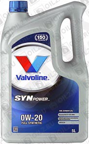VALVOLINE SynPower FE 0W-20 5 . 