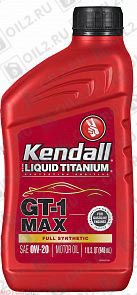 KENDALL GT-1 Full Synthetic Motor Oil With Liquid Titanium 0W-20 0,946 . 