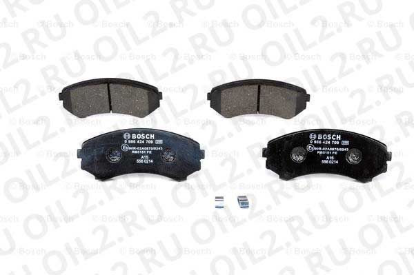 набор тормозных колодок; фронт (Bosch 0986424709). Фотогаллерея. набор тормозных колодок; фронт (Bosch 0986424709). Фотогаллерея.