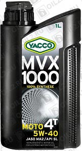 ������ YACCO MVX 1000 4T 5W-40 1 .