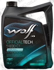 WOLF Official Tech 5W-30 C1 5 . 
