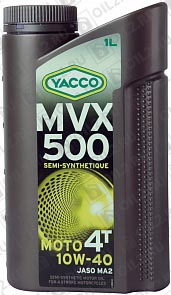 YACCO MVX 500 4T 10W-40 1 . 
