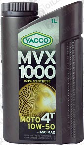 YACCO MVX 1000 4T 10W-50 1 . 