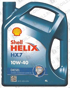 SHELL Helix HX7 Diesel 10W-40 4 . 