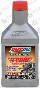 ������ AMSOIL V-Twin Synthetic Motorcycle Oil 20W-40 0,946 .