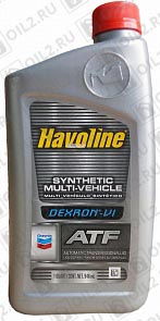 ������   CHEVRON Havoline Synthetic ATF Multi-Vehicle Dexron-VI 0,946 .