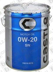 TOYOTACastle Motor Oil SN 0W-20 20 . 
