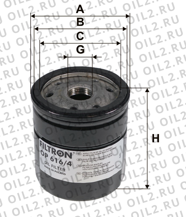 ���������� ������ ������ FILTRON OP 616/4