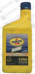 ������ PENNZOIL Marine Premium Plus 2-Cycle 0,473 .