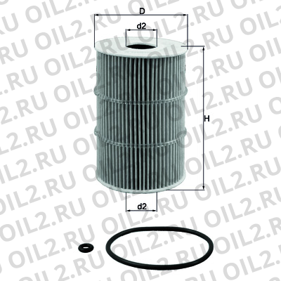 Габаритный чертеж Mahle OX 378D ECO Габаритный чертеж Mahle OX 378D ECO