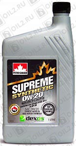 пїЅпїЅпїЅпїЅпїЅпїЅ PETRO-CANADA Supreme Synthetic 0W-20 1 л.