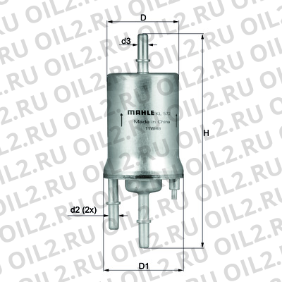 ���������� ������ Mahle KL 572