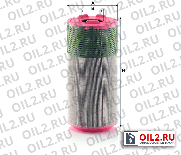 Габаритный чертеж MANN C 26 1100 Габаритный чертеж MANN C 26 1100