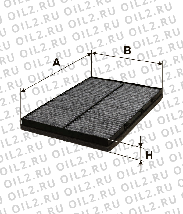 Габаритный чертеж Фильтр FILTRON K 1145A Габаритный чертеж Фильтр FILTRON K 1145A