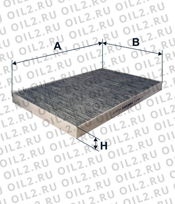 Габаритный чертеж Фильтр FILTRON K 1244A Габаритный чертеж Фильтр FILTRON K 1244A