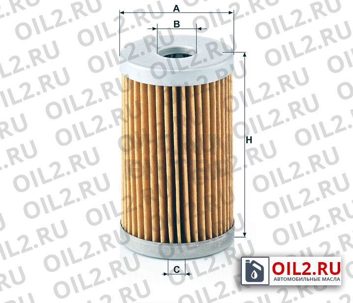 Габаритный чертеж MANN C 43 Габаритный чертеж MANN C 43