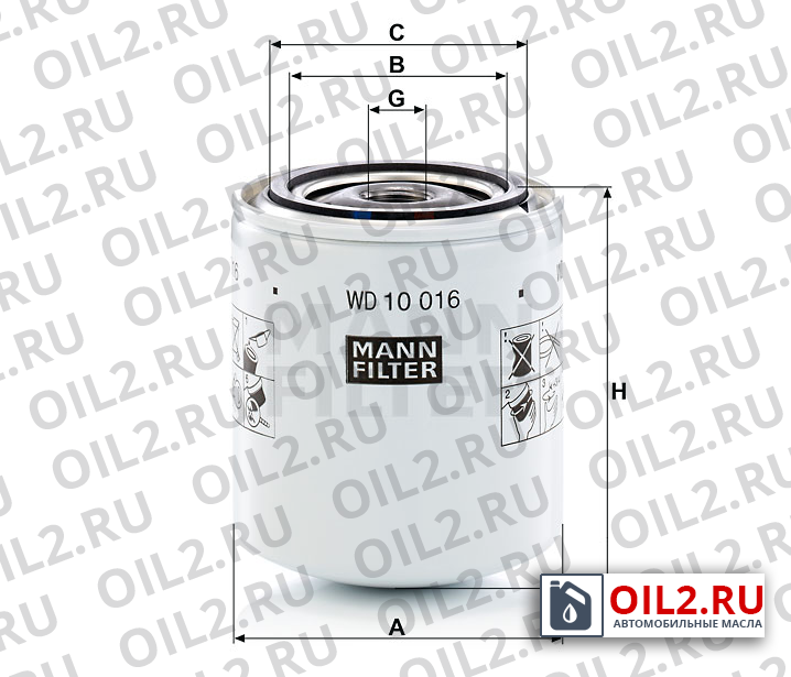 ���������� ������ MANN WD 10 016