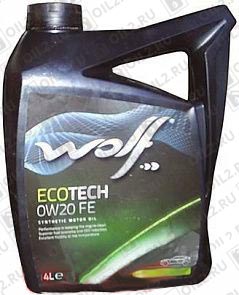 пїЅпїЅпїЅпїЅпїЅпїЅ WOLF Ecotech 0W-20 FE 4 л.