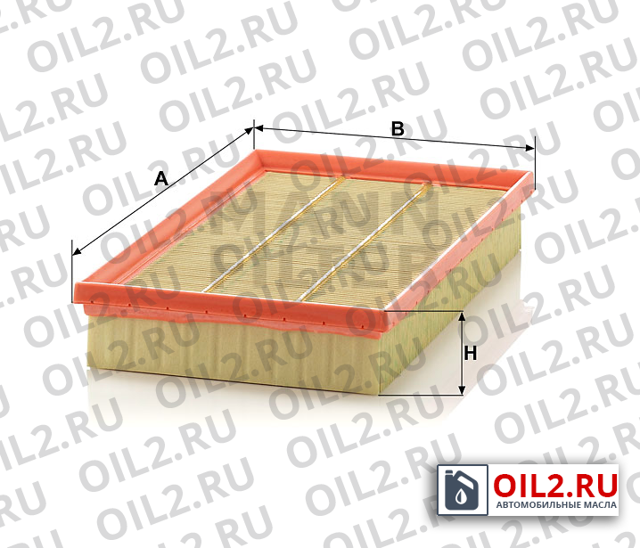 Габаритный чертеж MANN C 31 104 Габаритный чертеж MANN C 31 104
