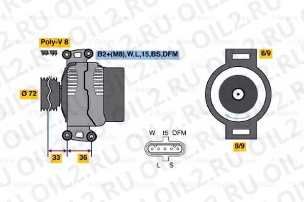  (Bosch 0124655026). .