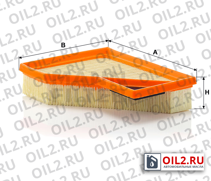 Габаритный чертеж MANN C 2245 Габаритный чертеж MANN C 2245