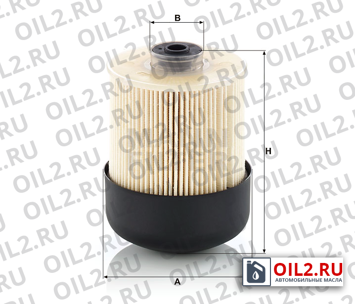 Габаритный чертеж MANN PU 9011 z KIT Габаритный чертеж MANN PU 9011 z KIT