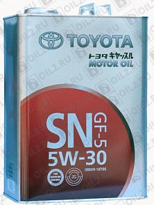������ TOYOTA Motor oil 5W-30 SN/GF-5 4 �.