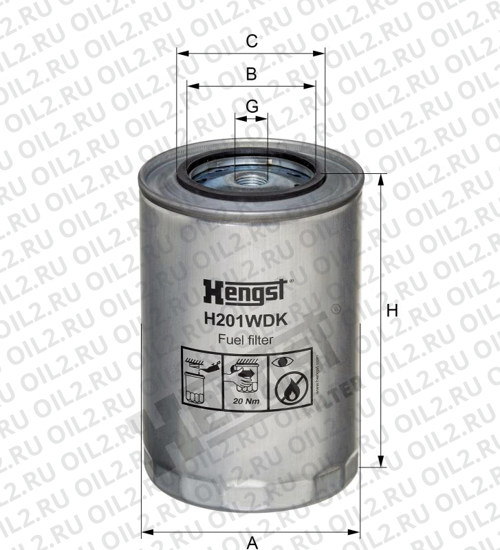   Hengst H201WDK.  .