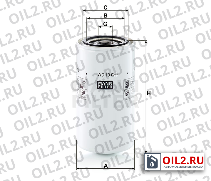���������� ������ MANN WD 10 020