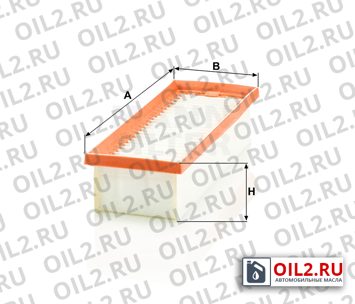 Габаритный чертеж MANN C 27 010 Габаритный чертеж MANN C 27 010
