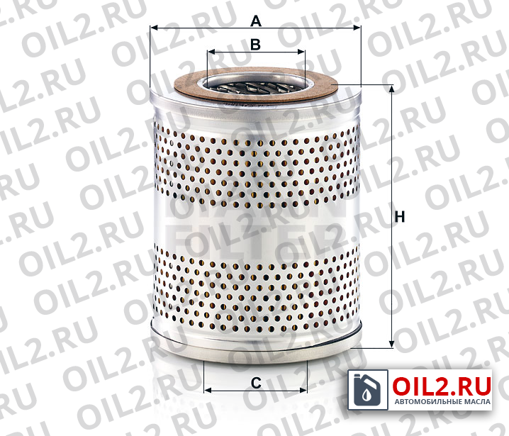 Габаритный чертеж MANN H 1263/1 x Габаритный чертеж MANN H 1263/1 x