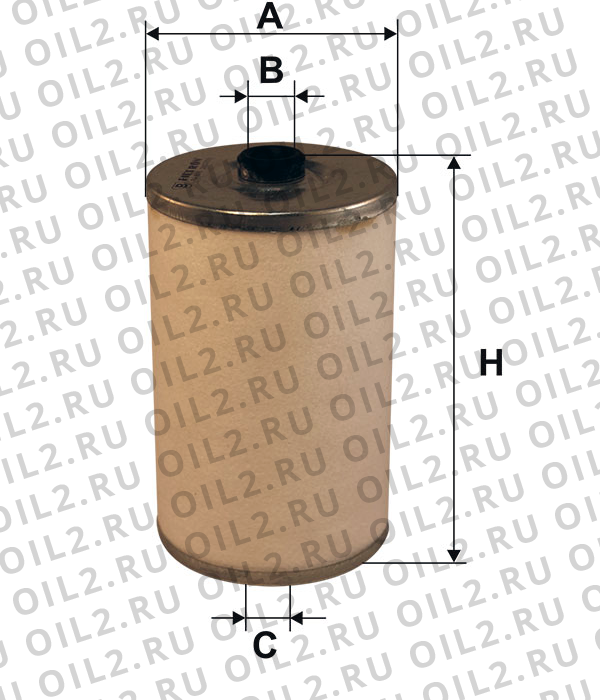 Габаритный чертеж Фильтр FILTRON PW 809 Габаритный чертеж Фильтр FILTRON PW 809