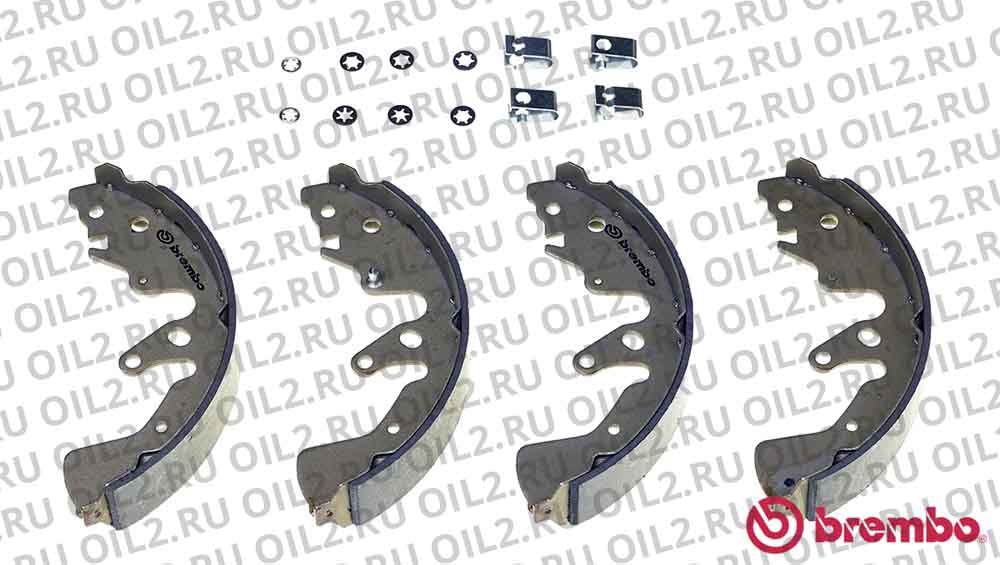 Колодки барабанного тормоза BREMBO S 79 524. Фотогаллерея. Колодки барабанного тормоза BREMBO S 79 524. Фотогаллерея.