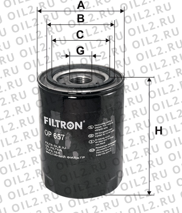    FILTRON OP 657
