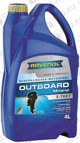 пїЅпїЅпїЅпїЅпїЅпїЅ RAVENOL Outboard 2T Mineral 4 л.