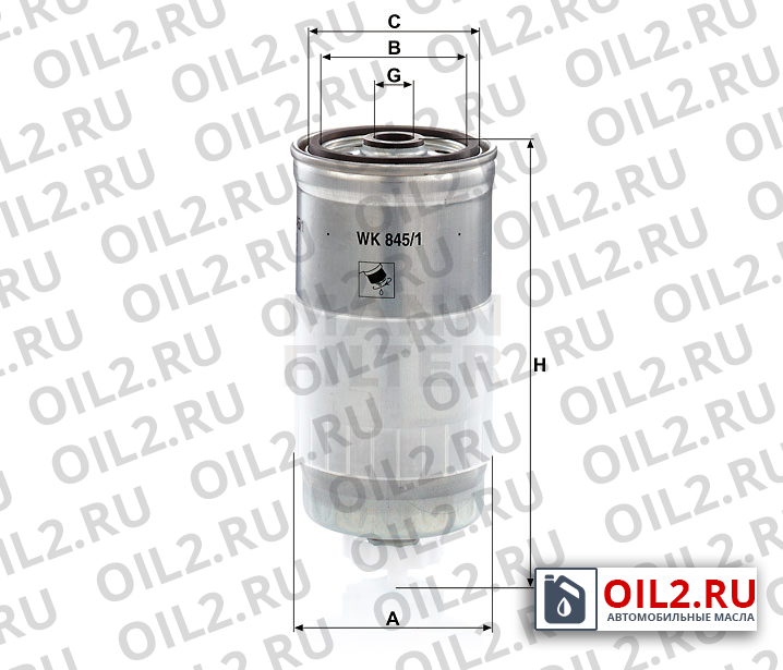  MANN WK 845/1