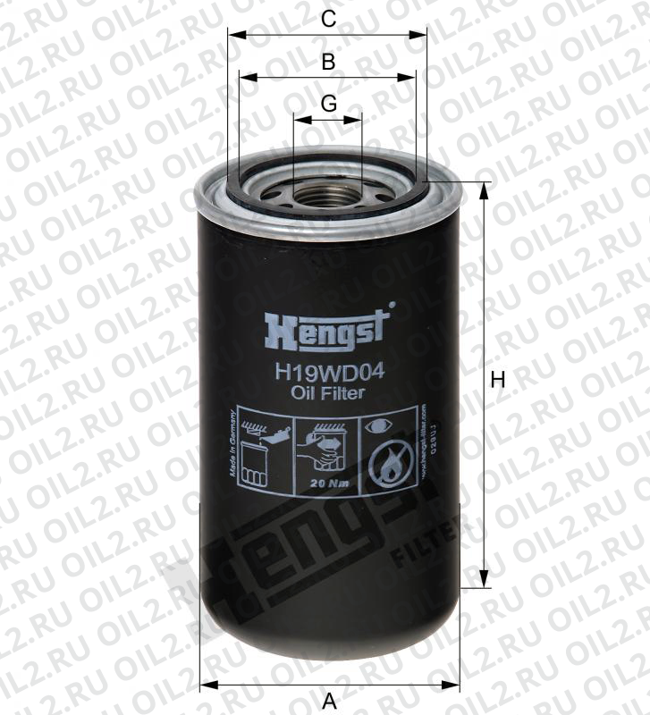 ������   Hengst H19WD04